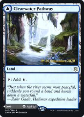 Clearwater Pathway // Murkwater Pathway [Zendikar Rising Prerelease Promos] | Shuffle n Cut Hobbies & Games