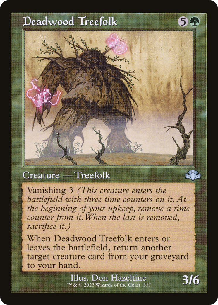 Deadwood Treefolk (Retro) [Dominaria Remastered] | Shuffle n Cut Hobbies & Games