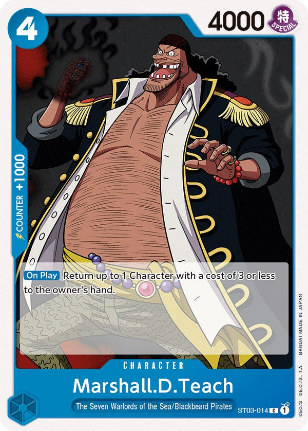 Marshall.D.Teach [Starter Deck: The Seven Warlords of The Sea] | Shuffle n Cut Hobbies & Games