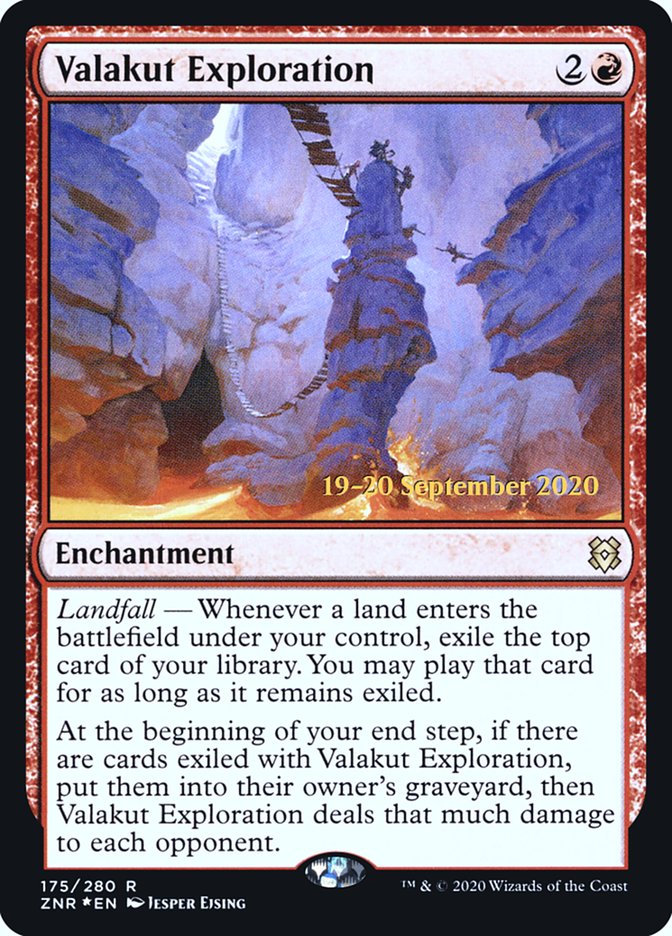 Valakut Exploration [Zendikar Rising Prerelease Promos] | Shuffle n Cut Hobbies & Games