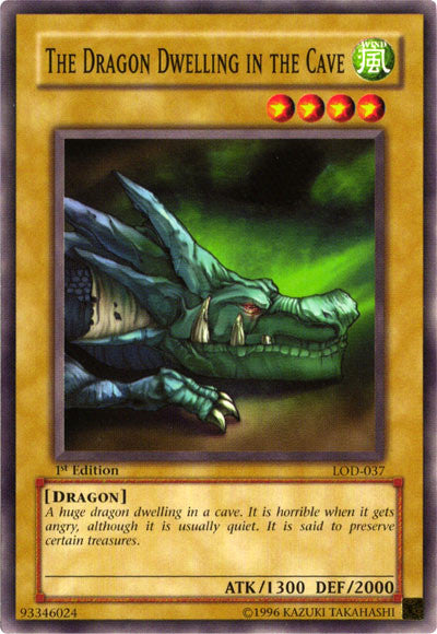 The Dragon Dwelling in the Cave [LOD-037] Common | Shuffle n Cut Hobbies & Games