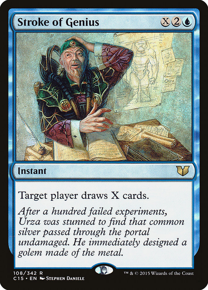 Stroke of Genius [Commander 2015] | Shuffle n Cut Hobbies & Games