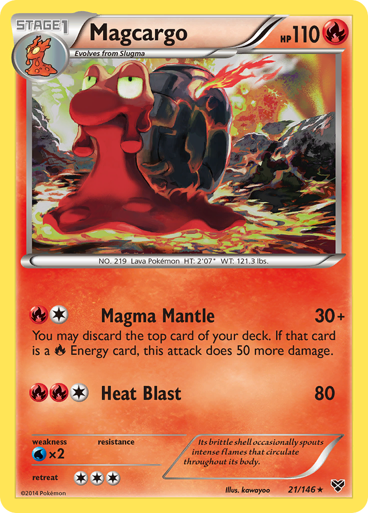 Magcargo (21/146) [XY: Base Set] | Shuffle n Cut Hobbies & Games