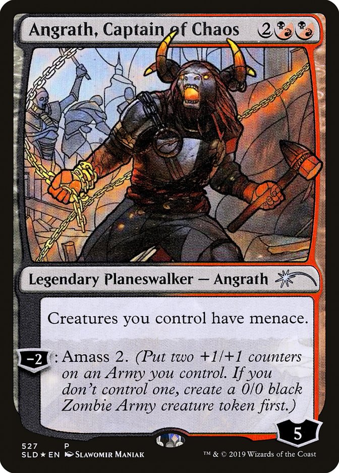 Angrath, Captain of Chaos (Stained Glass) [Secret Lair Drop Promos] | Shuffle n Cut Hobbies & Games