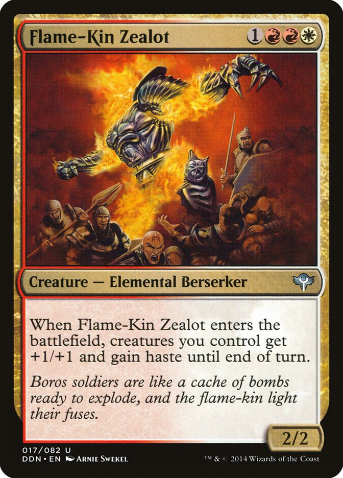 Flame-Kin Zealot [Duel Decks: Speed vs. Cunning] | Shuffle n Cut Hobbies & Games