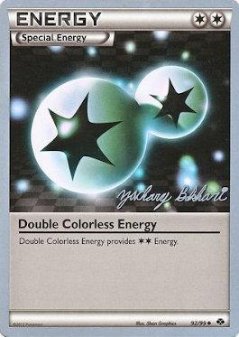 Double Colorless Energy (92/99) (CMT - Zachary Bokhari) [World Championships 2012] | Shuffle n Cut Hobbies & Games