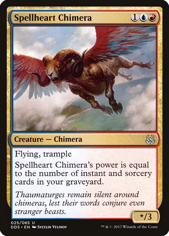 Spellheart Chimera [Duel Decks: Mind vs. Might] | Shuffle n Cut Hobbies & Games