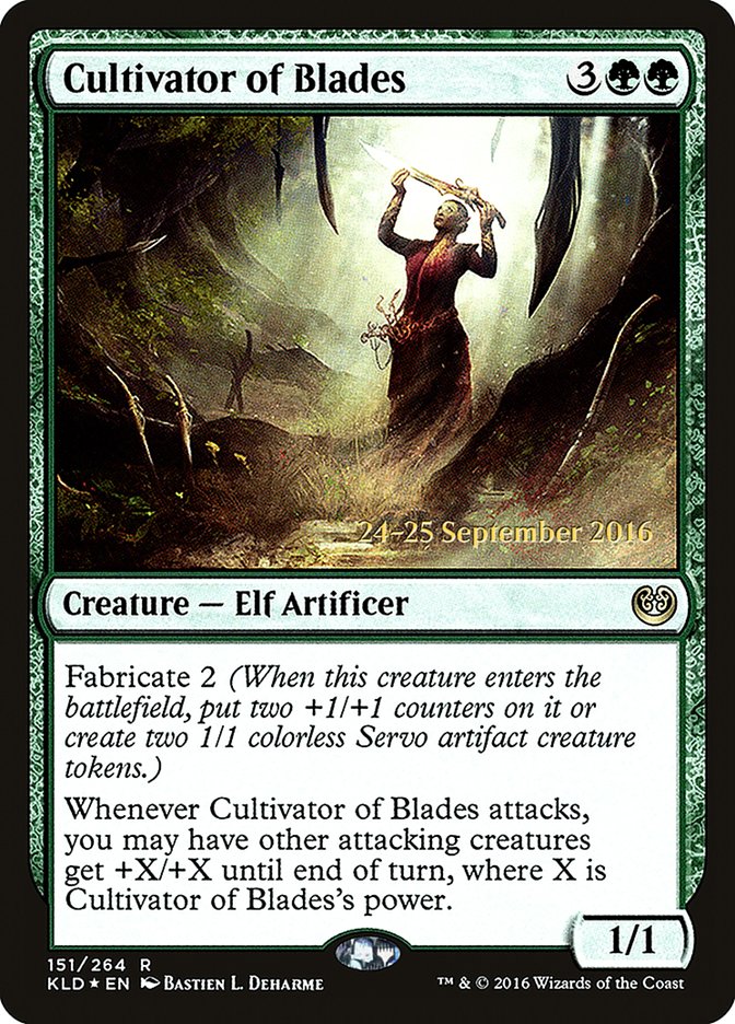 Cultivator of Blades [Kaladesh Prerelease Promos] | Shuffle n Cut Hobbies & Games