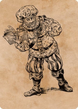 Volo, Itinerant Scholar Art Card [Commander Legends: Battle for Baldur's Gate Art Series] | Shuffle n Cut Hobbies & Games