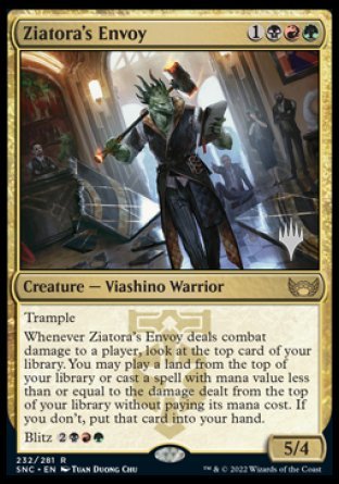 Ziatora's Envoy (Promo Pack) [Streets of New Capenna Promos] | Shuffle n Cut Hobbies & Games