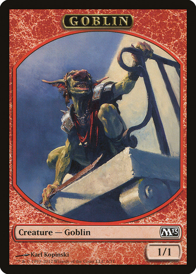 Goblin Token [Magic 2013 Tokens] | Shuffle n Cut Hobbies & Games