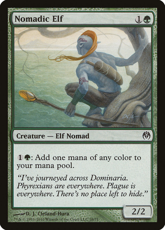 Nomadic Elf [Duel Decks: Phyrexia vs. the Coalition] | Shuffle n Cut Hobbies & Games
