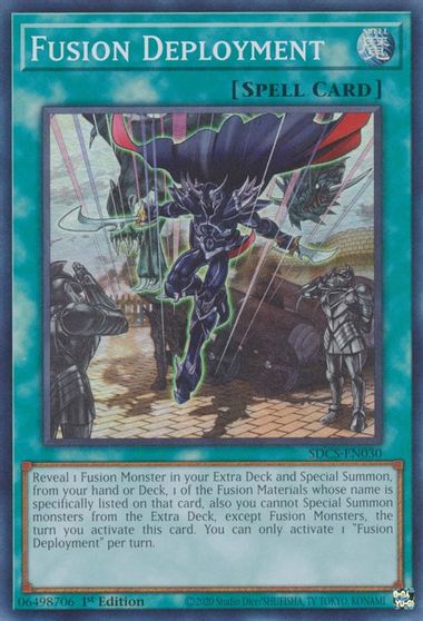 Fusion Deployment [SDCS-EN030] Super Rare | Shuffle n Cut Hobbies & Games