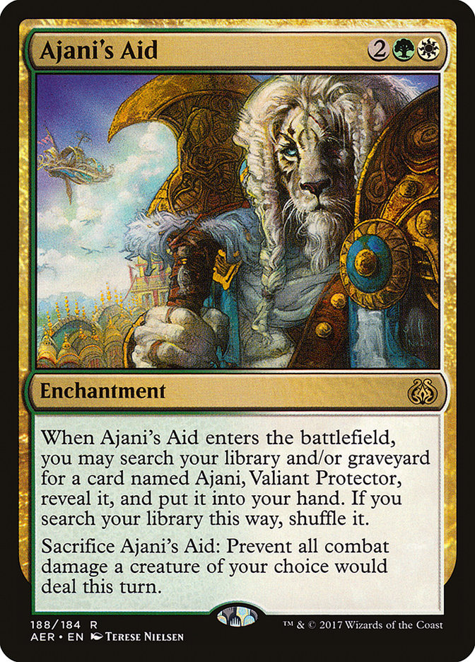 Ajani's Aid [Aether Revolt] | Shuffle n Cut Hobbies & Games