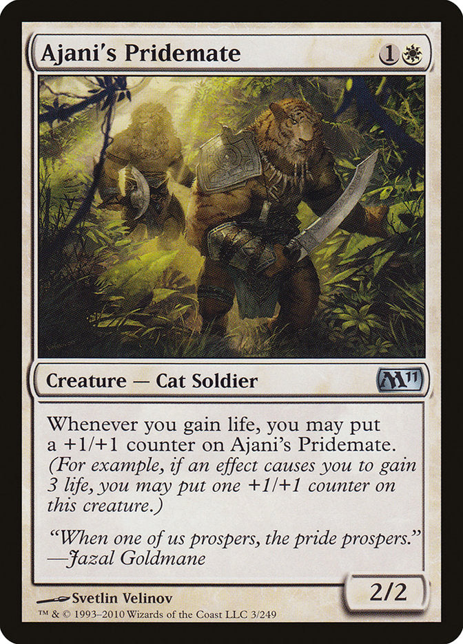 Ajani's Pridemate [Magic 2011] | Shuffle n Cut Hobbies & Games