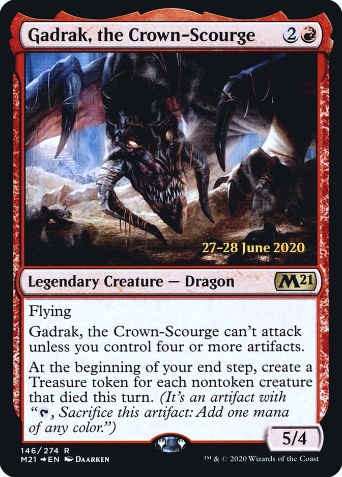 Gadrak, the Crown-Scourge [Core Set 2021 Prerelease Promos] | Shuffle n Cut Hobbies & Games