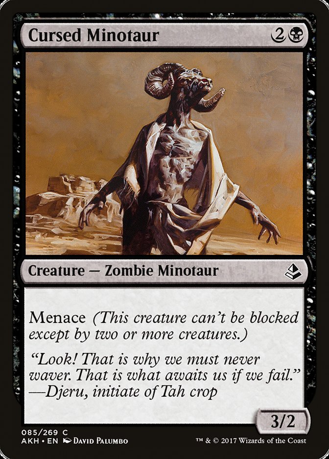 Cursed Minotaur [Amonkhet] | Shuffle n Cut Hobbies & Games