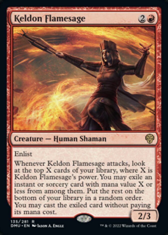 Keldon Flamesage [Dominaria United] | Shuffle n Cut Hobbies & Games