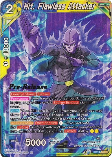 Hit, Flawless Attacker (BT14-146) [Cross Spirits Prerelease Promos] | Shuffle n Cut Hobbies & Games