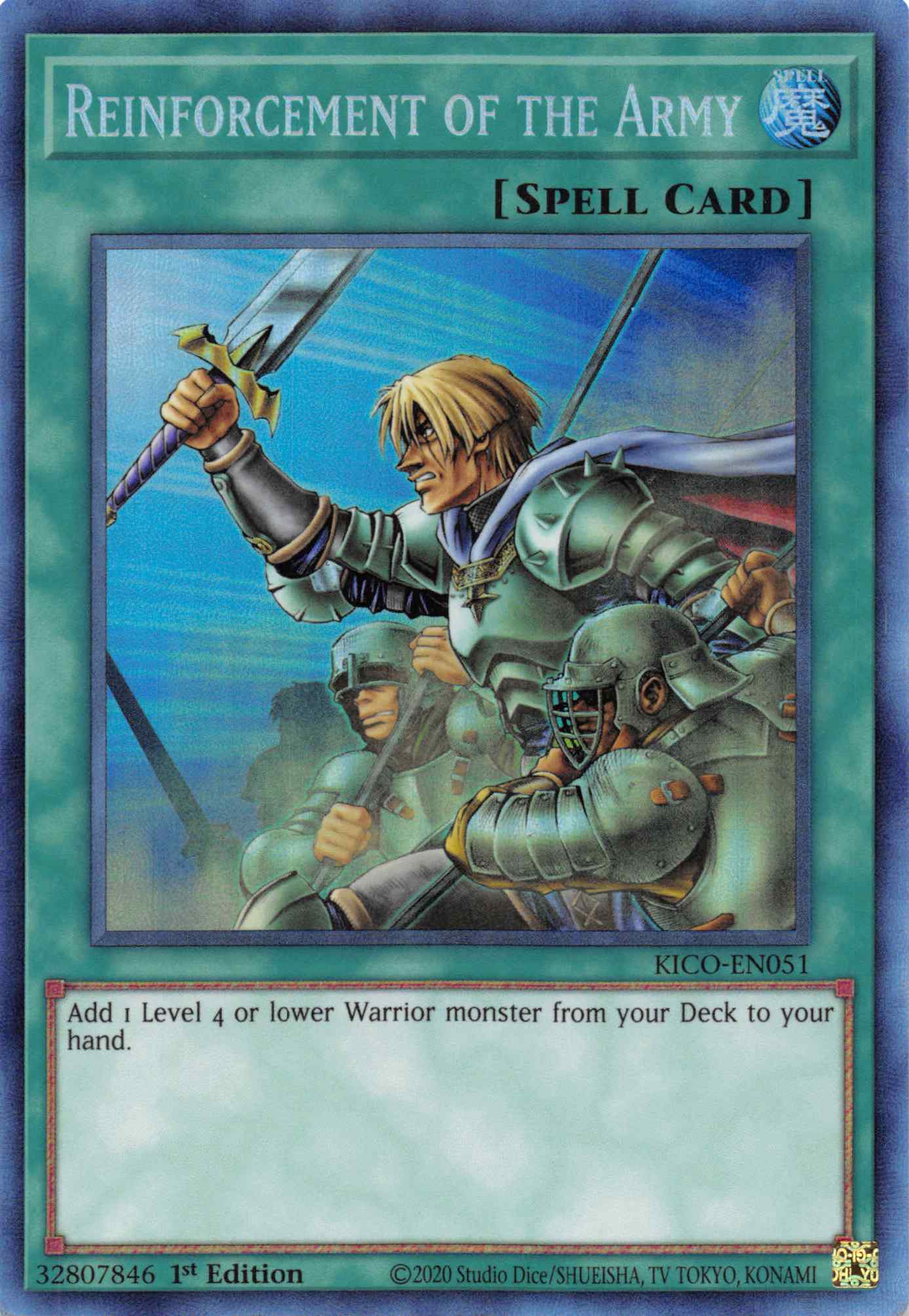 Reinforcement of the Army (Collector's Rare) [KICO-EN051] Collector's Rare | Shuffle n Cut Hobbies & Games
