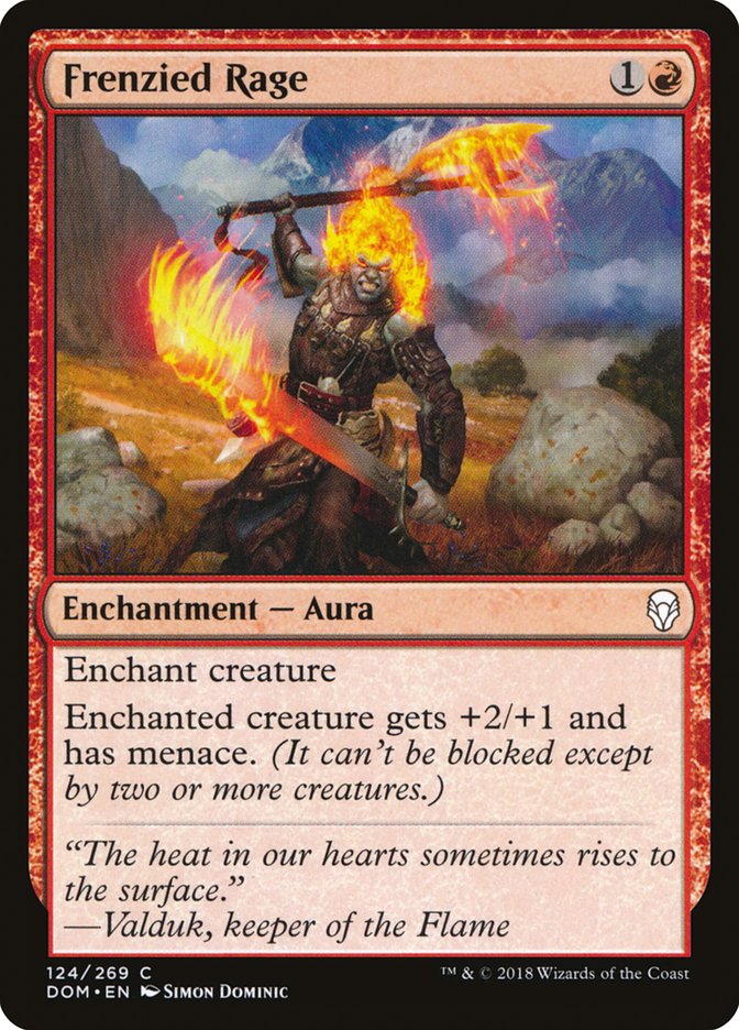 Frenzied Rage [Dominaria] | Shuffle n Cut Hobbies & Games