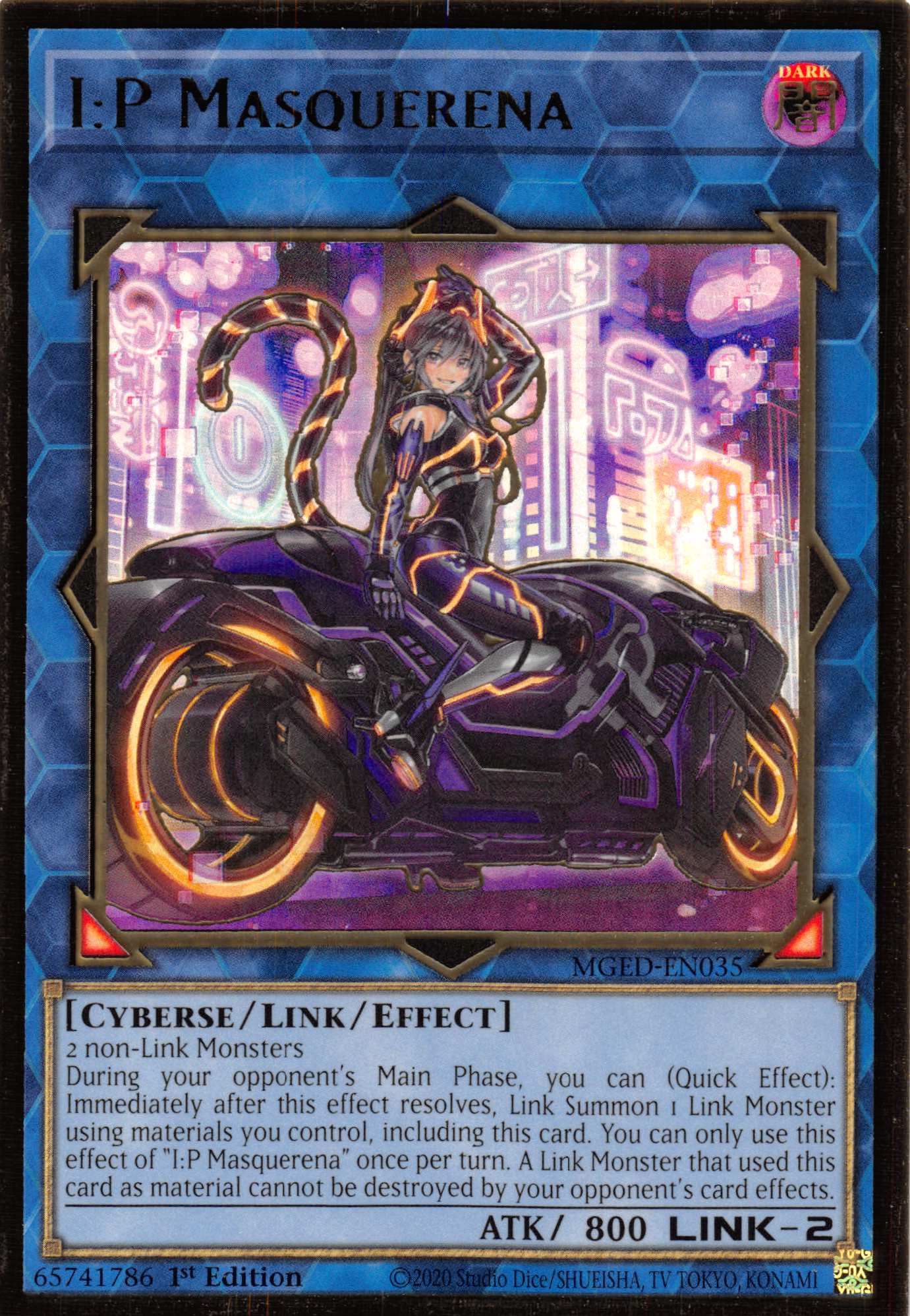 I:P Masquerena (Alternate Art) [MGED-EN035] Gold Rare | Shuffle n Cut Hobbies & Games