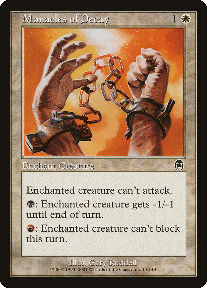 Manacles of Decay [Apocalypse] | Shuffle n Cut Hobbies & Games