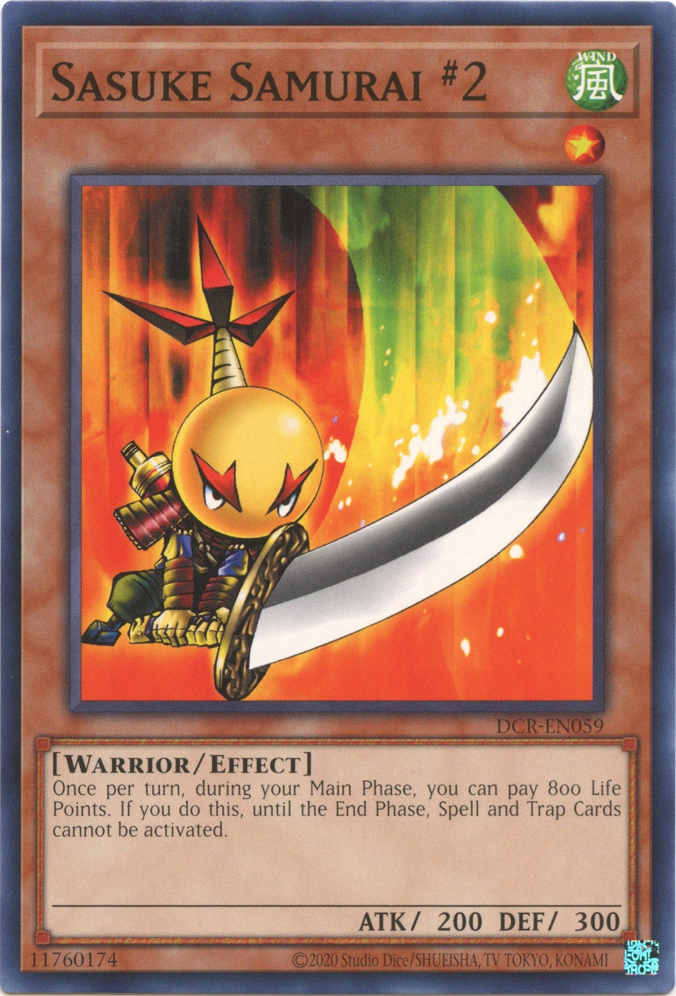 Sasuke Samurai #2 (25th Anniversary) [DCR-EN059] Common | Shuffle n Cut Hobbies & Games
