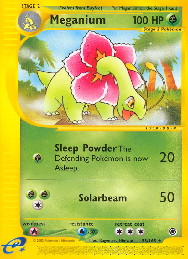 Meganium (53/165) [Expedition: Base Set] | Shuffle n Cut Hobbies & Games