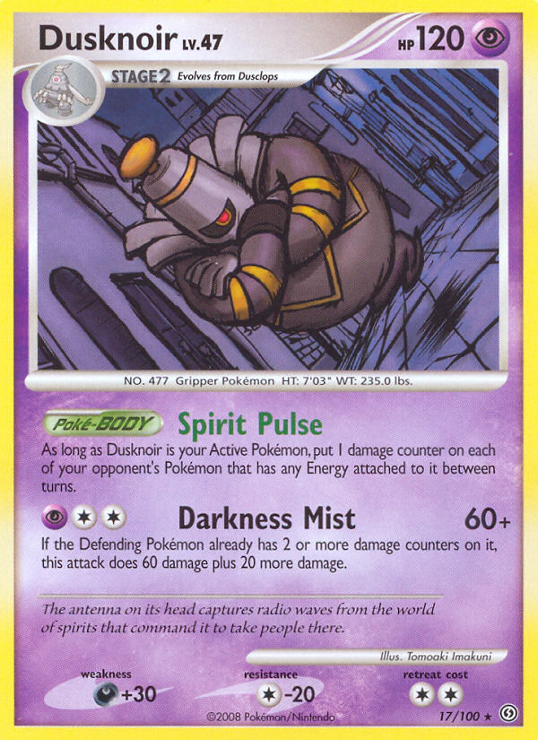 Dusknoir (17/100) [Diamond & Pearl: Stormfront] | Shuffle n Cut Hobbies & Games