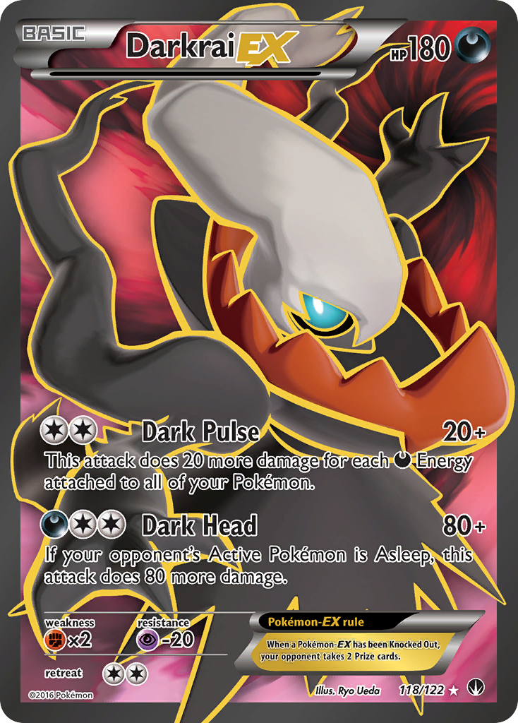 Darkrai EX (118/122) [XY: BREAKpoint] | Shuffle n Cut Hobbies & Games