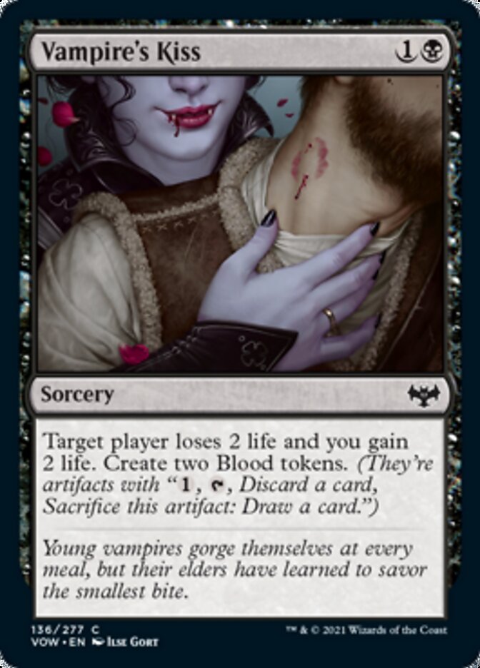 Vampire's Kiss [Innistrad: Crimson Vow] | Shuffle n Cut Hobbies & Games