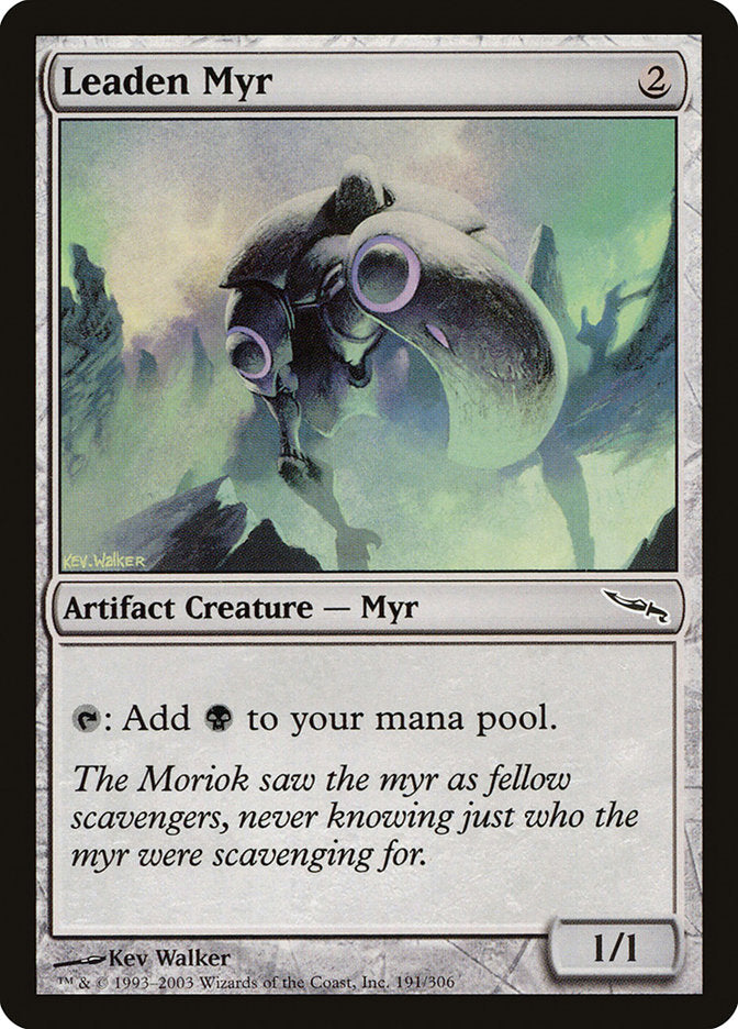 Leaden Myr [Mirrodin] | Shuffle n Cut Hobbies & Games