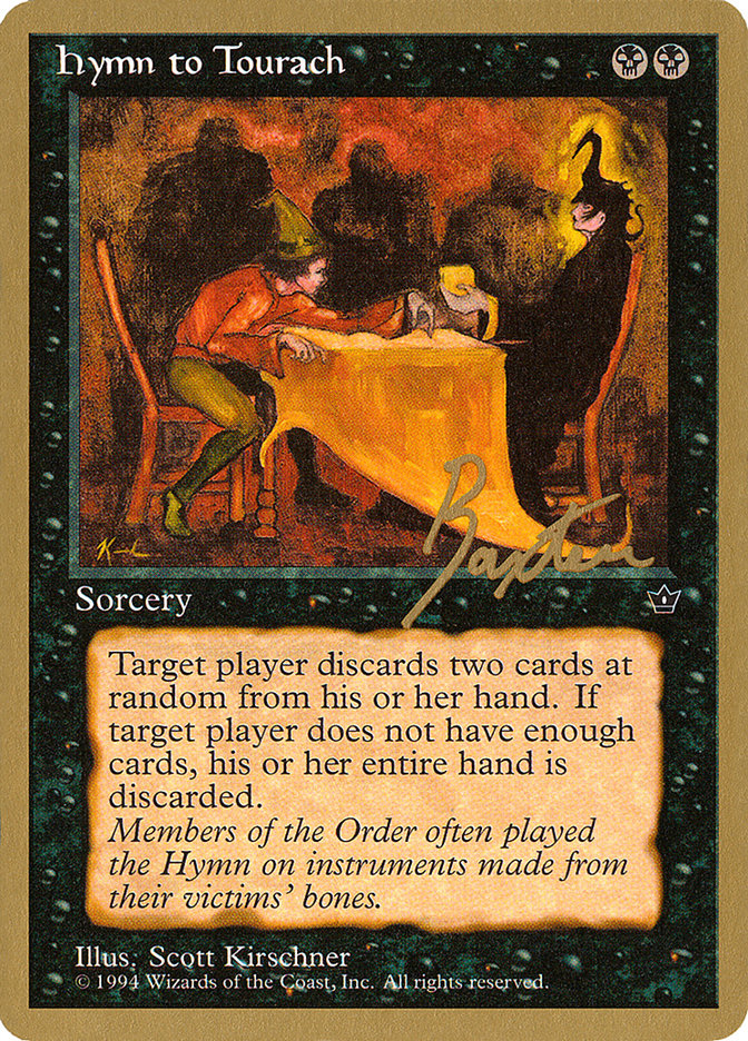 Hymn to Tourach (Table) (George Baxter) [Pro Tour Collector Set] | Shuffle n Cut Hobbies & Games