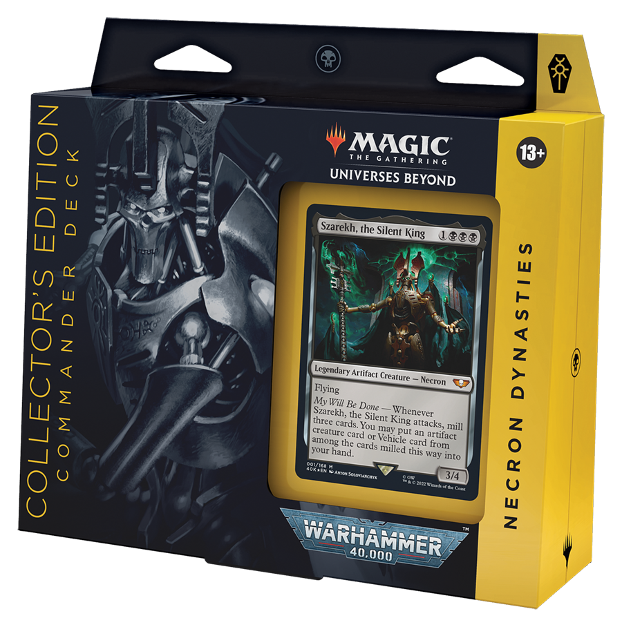 Warhammer 40,000 - Commander Deck (Necron Dynasties - Collector's Edition) | Shuffle n Cut Hobbies & Games