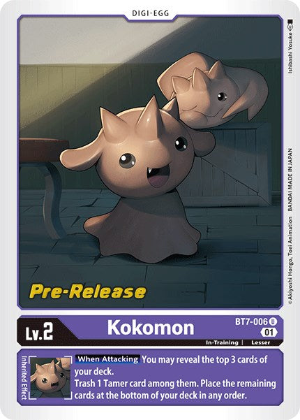 Kokomon [BT7-006] [Next Adventure Pre-Release Cards] | Shuffle n Cut Hobbies & Games