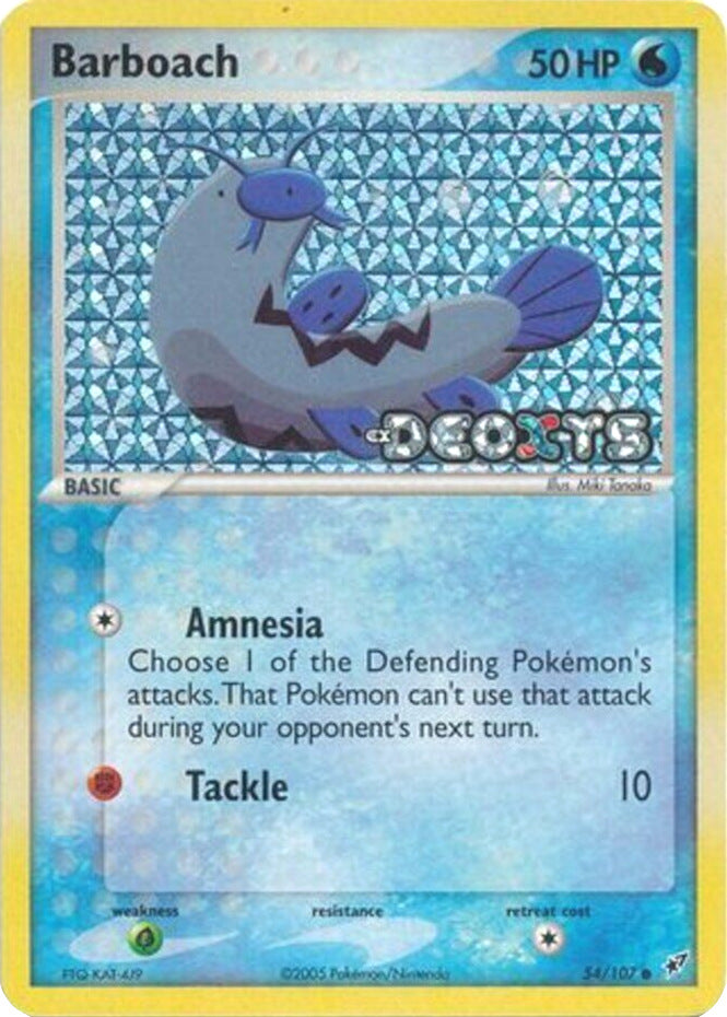 Barboach (54/107) (Stamped) [EX: Deoxys] | Shuffle n Cut Hobbies & Games