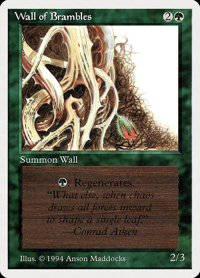 Wall of Brambles [Summer Magic / Edgar] | Shuffle n Cut Hobbies & Games