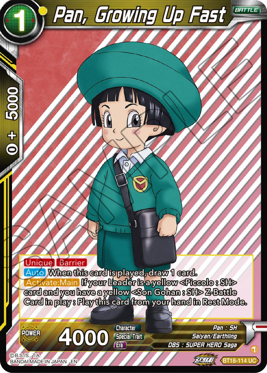 Pan, Growing Up Fast (BT18-114) [Dawn of the Z-Legends] | Shuffle n Cut Hobbies & Games