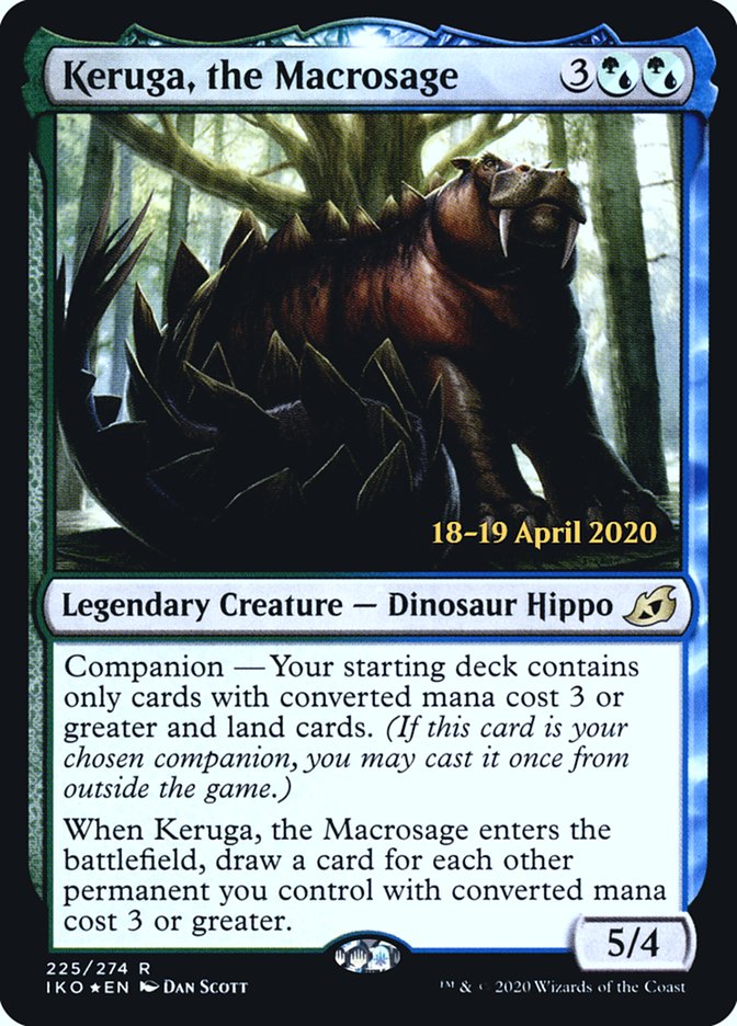 Keruga, the Macrosage [Ikoria: Lair of Behemoths Prerelease Promos] | Shuffle n Cut Hobbies & Games