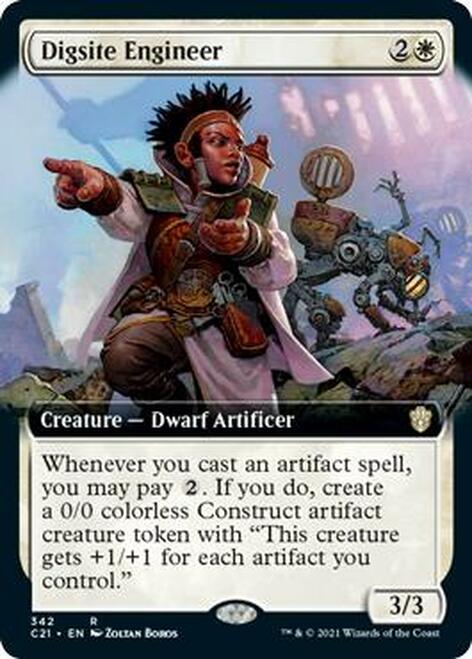 Digsite Engineer (Extended Art) [Commander 2021] | Shuffle n Cut Hobbies & Games