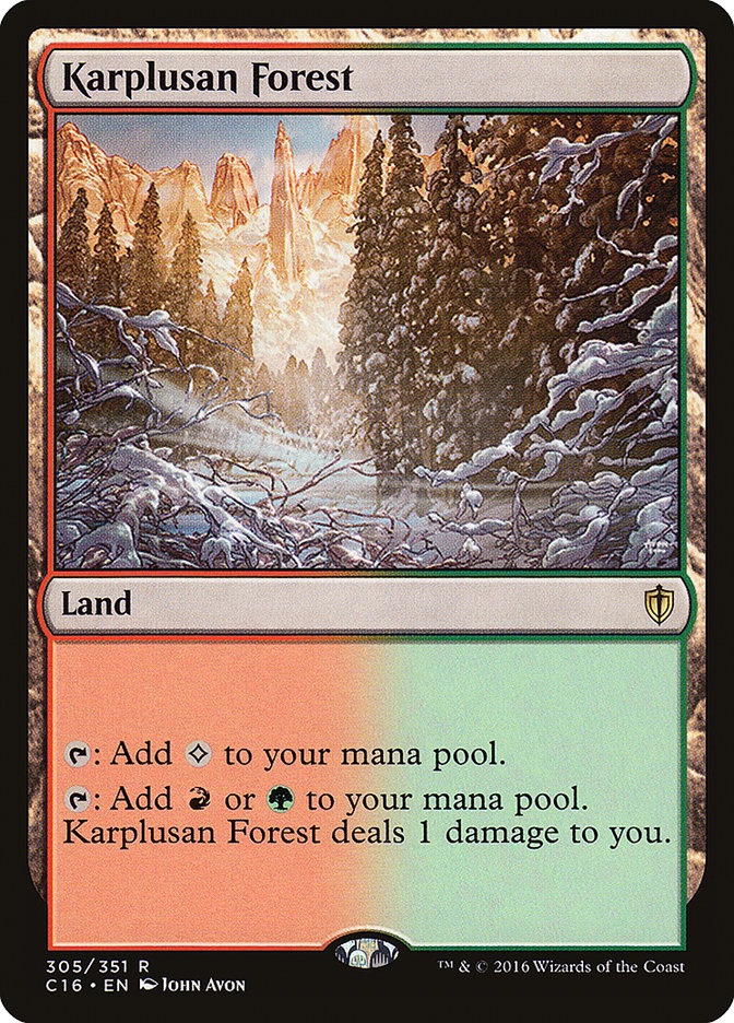 Karplusan Forest [Commander 2016] | Shuffle n Cut Hobbies & Games