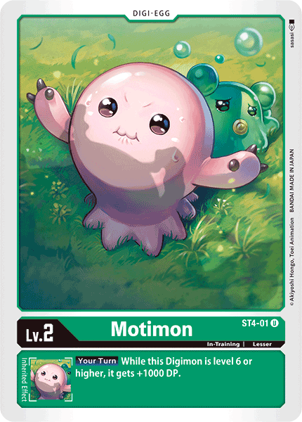 Motimon [ST4-01] [Starter Deck: Giga Green] | Shuffle n Cut Hobbies & Games