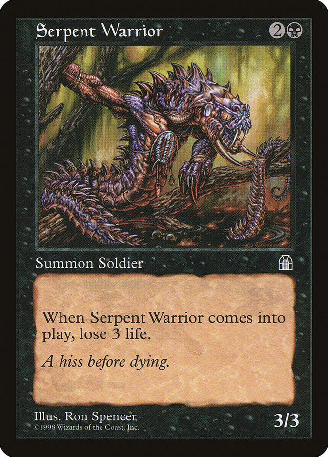 Serpent Warrior [Stronghold] | Shuffle n Cut Hobbies & Games