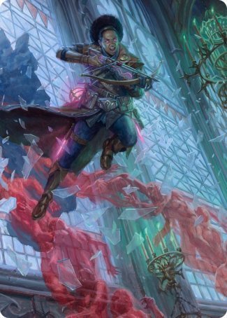 Kaya, Geist Hunter Art Card [Innistrad: Crimson Vow Art Series] | Shuffle n Cut Hobbies & Games