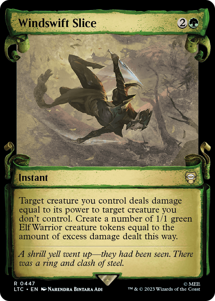 Windswift Slice [The Lord of the Rings: Tales of Middle-Earth Commander Showcase Scrolls] | Shuffle n Cut Hobbies & Games