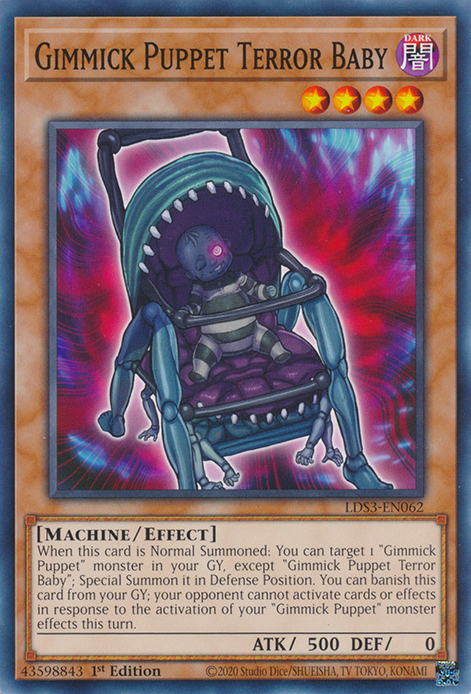 Gimmick Puppet Terror Baby [LDS3-EN062] Common | Shuffle n Cut Hobbies & Games