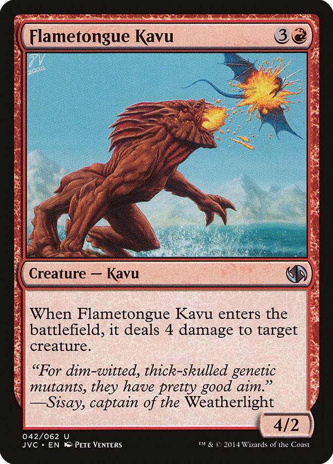 Flametongue Kavu [Duel Decks Anthology] | Shuffle n Cut Hobbies & Games