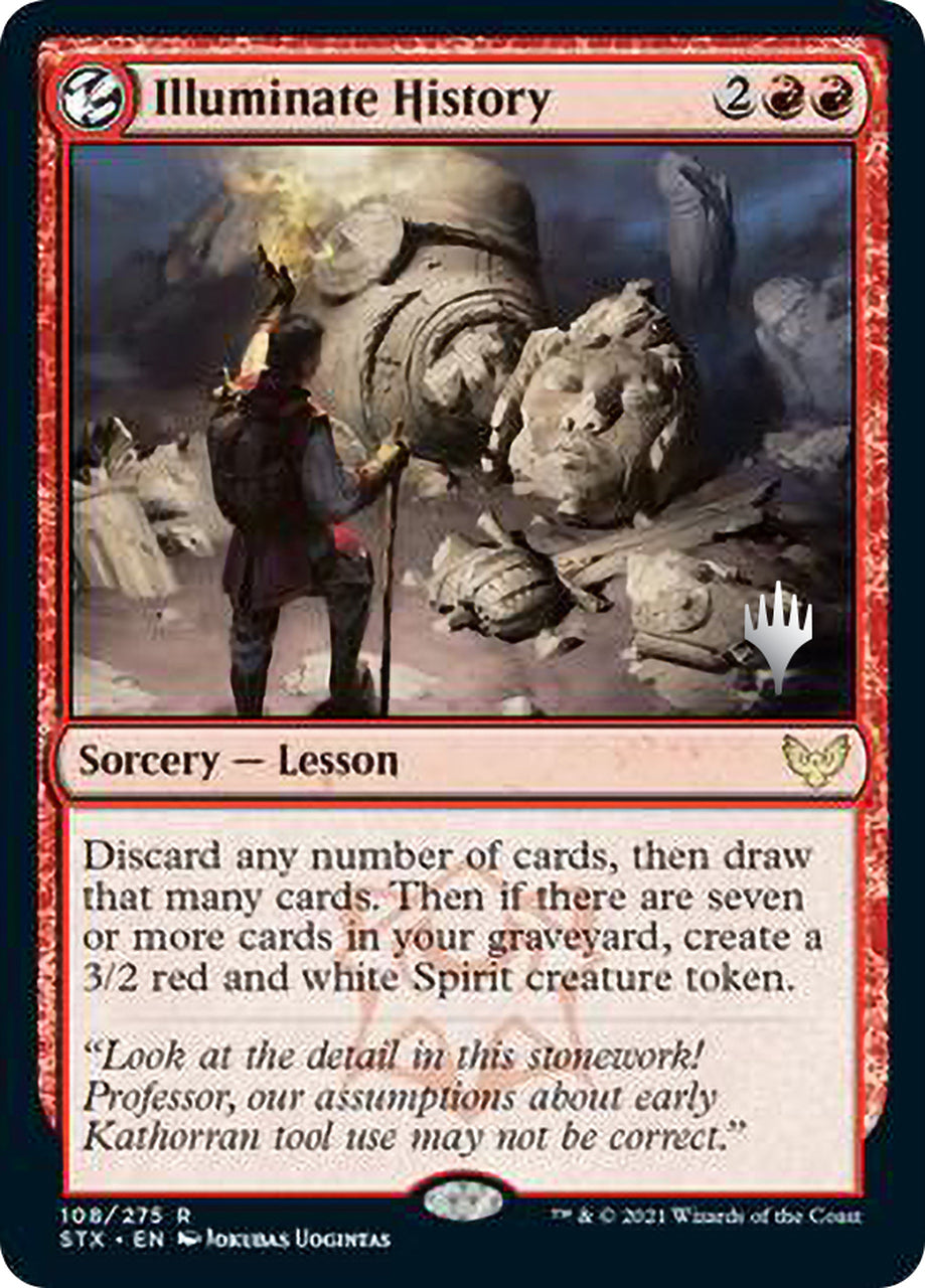 Illuminate History (Promo Pack) [Strixhaven: School of Mages Promos] | Shuffle n Cut Hobbies & Games