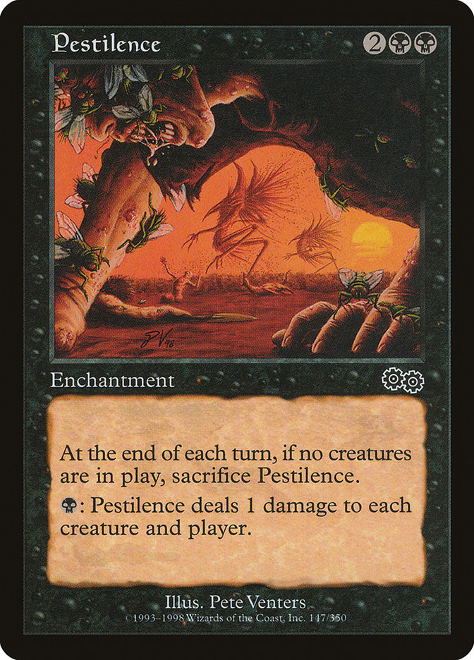 Pestilence [Urza's Saga] | Shuffle n Cut Hobbies & Games